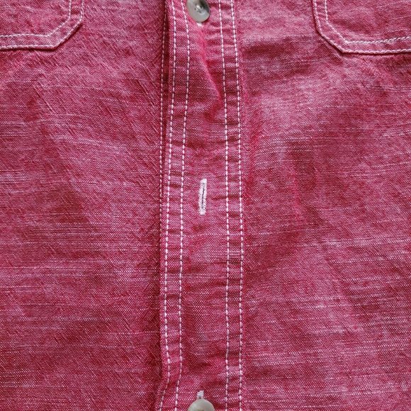 WOOLRICH Button Down Short Sleeve Shirt Mens Size M Medium - Picture 4 of 11